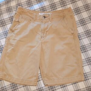 American Eagle men's khaki shorts, size 32.